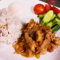 クックADLFEA☆'s cooksnap of when they made おもてなしワンプレート「しょうが焼き」.