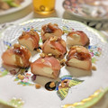 かたかたこ's cooksnap of when they made 梨や林檎で生ハム巻き♪バルサミコソース.
