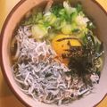 ねーーー's cooksnap of when they made 冷やししらす玉うどん.