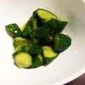 ゆうあラブ's cooksnap of when they made ☆ごま油でやみつき胡瓜☆.