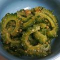 ちゃこちゃぁ's cooksnap of when they made 簡単★ごま油香るゴーヤのやみつきナムル.