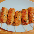まりえmy's cooksnap of when they made 失敗無しで、やきとり屋さんの絶品棒つくね.