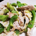 たけッティ's cooksnap of when they made 豚肉のピーマンと長葱の粒マスタード炒め♪.