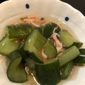 さゆゆゆこ's cooksnap of when they made きゅうりとかにかまの中華煮.