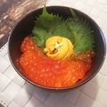 sugarbeast's cooksnap of when they made ウニとイクラのコラボ丼.