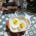 虹色♪︎ちゅーりっぷ's cooksnap of when they made ゆで卵にハーブスパイス時どきマヨ☆.