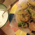 ＄ophie's cooksnap of when they made 芽キャベツのフリッターザジキソース.