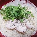 ちかﾁｬﾝ☆'s cooksnap of when they made 夜食の定番☆アジアン煮麺☆.