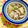 ふたごゆき's cooksnap of when they made じゃがいもと椎茸の白だしコンソメスープ。.