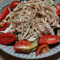 だいたいぶ's cooksnap of when they made ✿揚げ茄子と蒸し鶏の中華風✿.