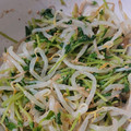 cibirei's cooksnap of when they made 豆苗ともやしの作り置きナムル.