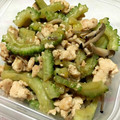 ほあちん's cooksnap of when they made 簡単 ゴーヤと鳥ひき肉の中華炒め.