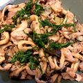 たまゴン♪'s cooksnap of when they made 舞茸と豚肉のバターポン酢炒め.