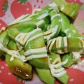 ぷちょ。's cooksnap of when they made 小メロンそのままマヨ醤油！.