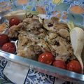 saemink's cooksnap of when they made 鶏肉の ガーリック ハーブ ロースト.