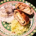 けいたん☆ママ's cooksnap of when they made ナスとチーズのミルフィーユカツ・豚カツ.