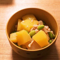 ﾉﾝﾐﾂ☆ﾏﾏ's cooksnap of when they made 残りの枝豆で。じゃがいもの鶏そぼろ煮.