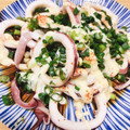 PANAKO_103's cooksnap of when they made いかのマヨポン☆ねぎまみれ♬.