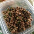 クックFATERC☆'s cooksnap of when they made オニギリの具☆肉味噌.