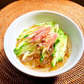 azbjbn's cooksnap of when they made みょうがときゅうりのところてん.