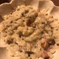 ﾁｮｺﾐﾝﾄ☆'s cooksnap of when they made 生米からでも簡単☆きのこのチーズリゾット.