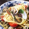 マゲポロン's cooksnap of when they made 料理酒で★プチトマトとあさりのボンゴレ.