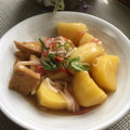 yuminan47k's cooksnap of when they made 厚揚げとじゃが芋・カニカマのとろとろ煮♪.