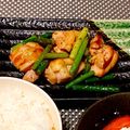 おりまめ。's cooksnap of when they made 鶏せせりとニンニクの芽の炒め物.