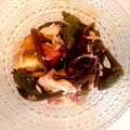 クックKL01H1☆'s cooksnap of when they made つるむらさき ☆ サラダ風.