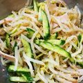 tatsumichi's cooksnap of when they made もやしときゅうりのさっぱりナムル♪.