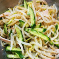 tatsumichi's cooksnap of when they made もやしときゅうりのさっぱりナムル♪.