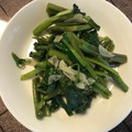 R2016's cooksnap of when they made 空芯菜のにんにくとろみ炒め.