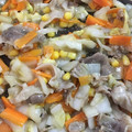 みりちゃん♪'s cooksnap of when they made 豚こま白菜のふわとろ卵とじ丼♡♡♡.