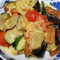 ユーロン's cooksnap of when they made 夏野菜と薩摩揚げの味噌バタ炒め.