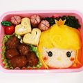 めいめい☆☆☆'s cooksnap of when they made キャラ弁 ツムツム オーロラ姫.