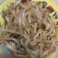 めいちママ＊'s cooksnap of when they made レンジで簡単！袋のまんま！もやしおかず.