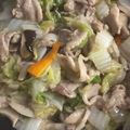 lu3ulzzz's cooksnap of when they made 白菜と豚バラの中華炒め *☻*.