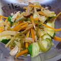 ぴーまんの休日's cooksnap of when they made 中華風五目きゅうり.