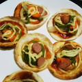 Hitomiクック's cooksnap of when they made トースターで♪ぎょうざの皮のプチピザ.