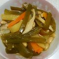 urararara's cooksnap of when they made ＊切って煮るだけ、茎ワカメの大豆煮＊.