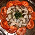 xxxmiyuxxx's cooksnap of when they made ✿生たこのカルパッチョ✿.