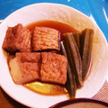 cococo710's cooksnap of when they made ＊厚揚げとオクラの煮びたし＊.