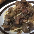 わかぞ～'s cooksnap of when they made ★なすとベーコンのバルサミコパスタ★.