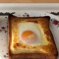 まうこ５５'s cooksnap of when they made 卵マヨ食パン.