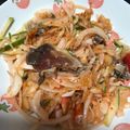 なつきよう's cooksnap of when they made 野菜たっぷり♫かつおたたきのキムチサラダ.