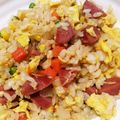こじま･ジョフロワ's cooksnap of when they made 【簡単】焼肉のタレでチャーハン.