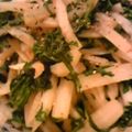 リリョチカ's cooksnap of when they made 大根の皮と春菊のガーリックオイル炒め.