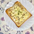 ふたごゆき's cooksnap of when they made ツナマヨソースdeトースト♫.