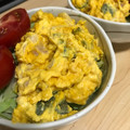 ☆sinnkuro★'s cooksnap of when they made 簡単♡かぼちゃとベーコンのこく旨サラダ.