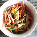 あゃこよす's cooksnap of when they made 濃厚♡鶏ささみのチーズ胡麻和え.